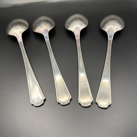 Oneida Silverplate Clairhill-Fairhill Pattern Set of 4 Teaspoons & 2 Tablespoons - Picture 4 of 9